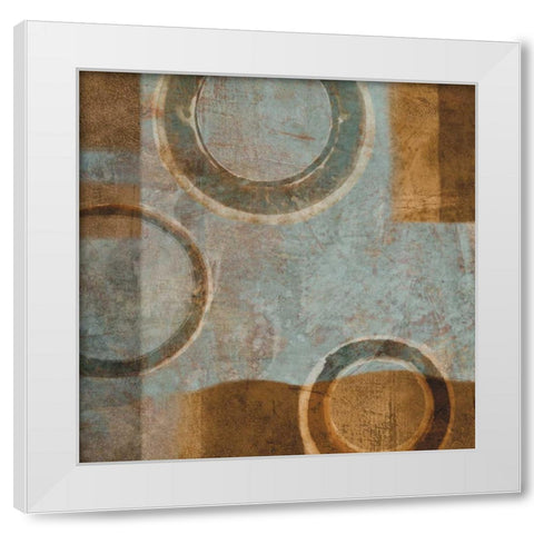 Go II White Modern Wood Framed Art Print by Nelson, Brent