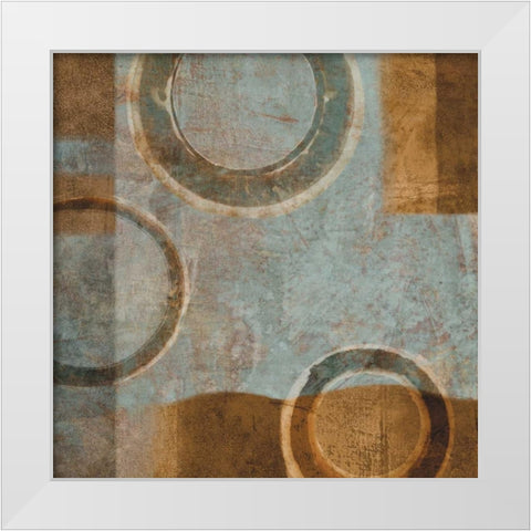 Go II White Modern Wood Framed Art Print by Nelson, Brent