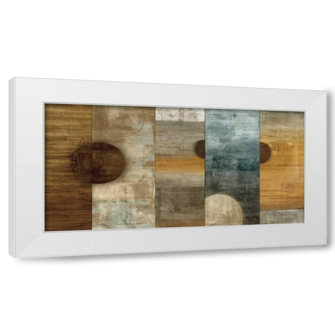 Passing By White Modern Wood Framed Art Print by Nelson, Brent