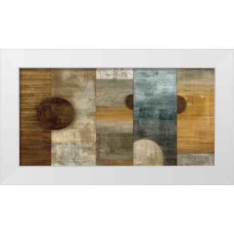 Passing By White Modern Wood Framed Art Print by Nelson, Brent