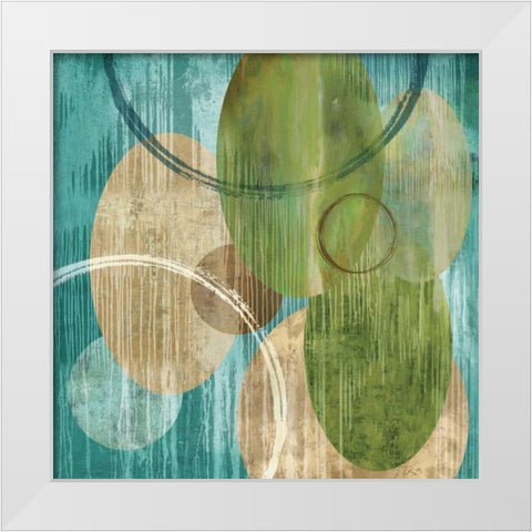 Authentic I White Modern Wood Framed Art Print by Nelson, Brent