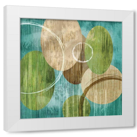 Authentic II White Modern Wood Framed Art Print by Nelson, Brent