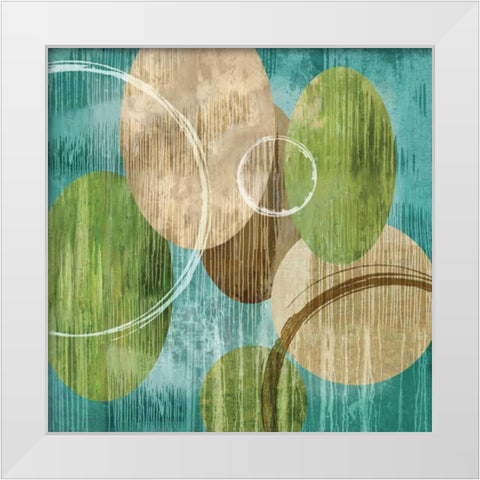 Authentic II White Modern Wood Framed Art Print by Nelson, Brent