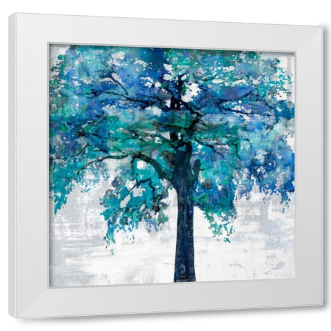 Solo I White Modern Wood Framed Art Print by Bell, Cami