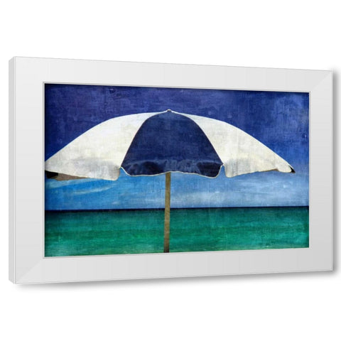 In The Shade White Modern Wood Framed Art Print by Carter, Charlie
