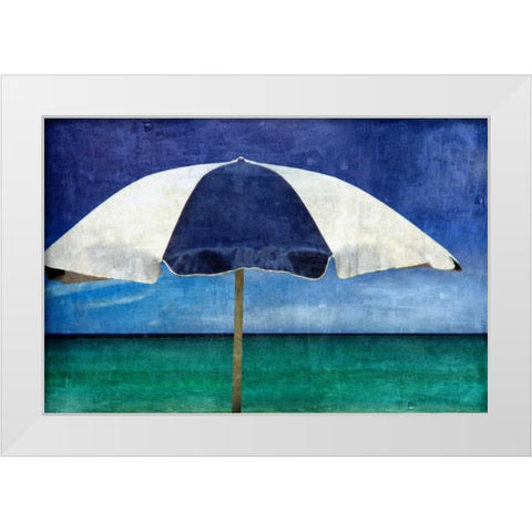 In The Shade White Modern Wood Framed Art Print by Carter, Charlie