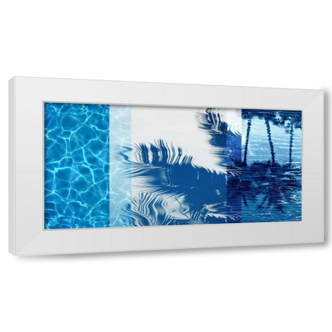 Palm Resort I White Modern Wood Framed Art Print by Carter, Charlie