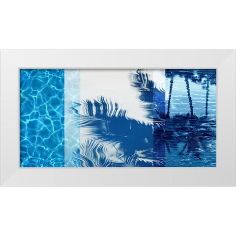 Palm Resort I White Modern Wood Framed Art Print by Carter, Charlie