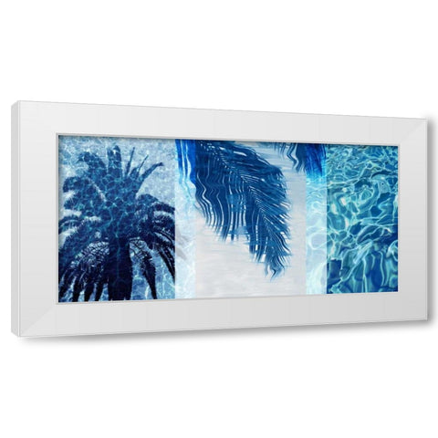 Palm Resort II White Modern Wood Framed Art Print by Carter, Charlie