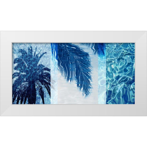 Palm Resort II White Modern Wood Framed Art Print by Carter, Charlie