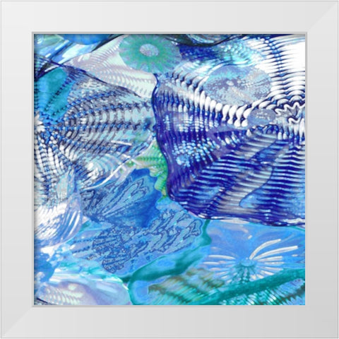 Underwater Perspective I White Modern Wood Framed Art Print by Carter, Charlie
