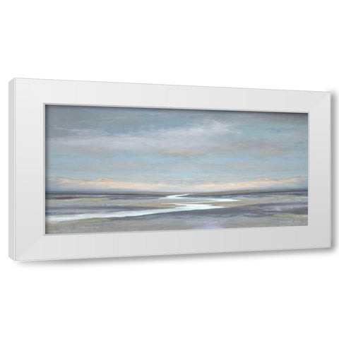 Riverbend II White Modern Wood Framed Art Print by McKee, Christy