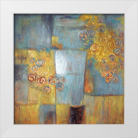 Bona Fide I White Modern Wood Framed Art Print by Baker, Christina