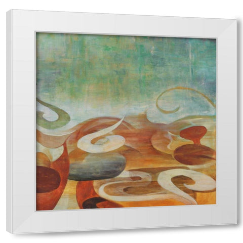 Labor of Love II White Modern Wood Framed Art Print by Wilson, Cameron
