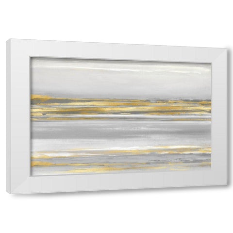 Sublte Reflections with Grey White Modern Wood Framed Art Print by Corbin, Allie