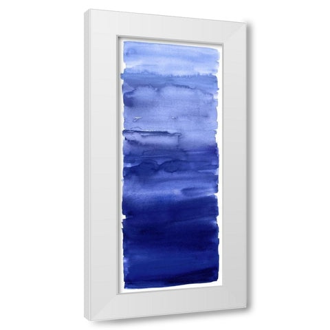 Indigo Blend White Modern Wood Framed Art Print by Corbin, Allie