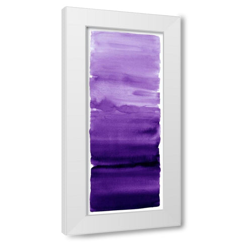 Purple Blend White Modern Wood Framed Art Print by Corbin, Allie