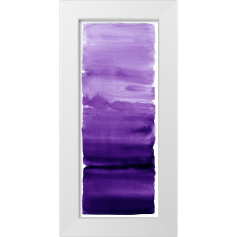 Purple Blend White Modern Wood Framed Art Print by Corbin, Allie