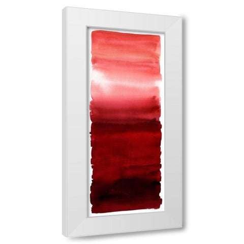 Red Blend White Modern Wood Framed Art Print by Corbin, Allie
