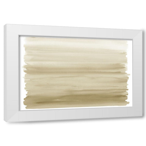 Ombre Cream I White Modern Wood Framed Art Print by Corbin, Allie