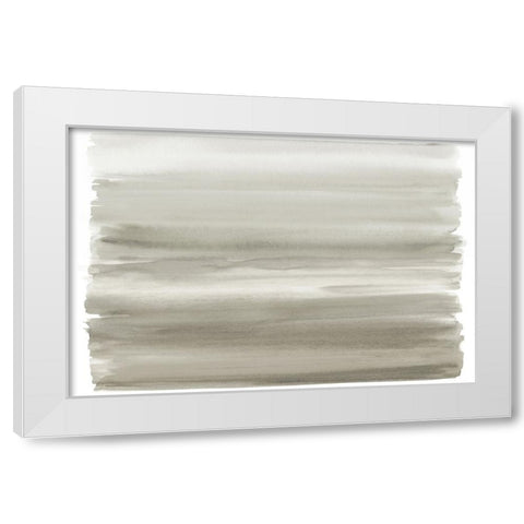 Ombre Neutral I White Modern Wood Framed Art Print by Corbin, Allie