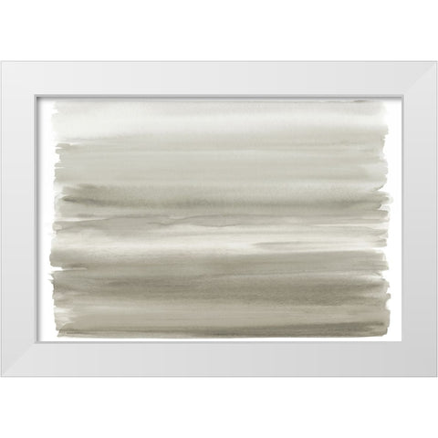Ombre Neutral I White Modern Wood Framed Art Print by Corbin, Allie