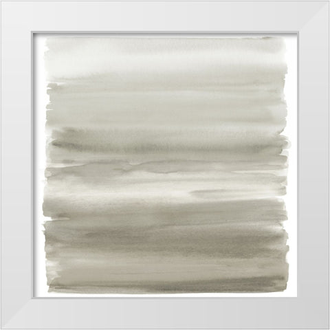 Ombre Neutral II White Modern Wood Framed Art Print by Corbin, Allie