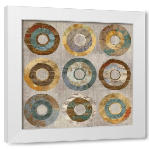 Revolve White Modern Wood Framed Art Print by Richards, Cam
