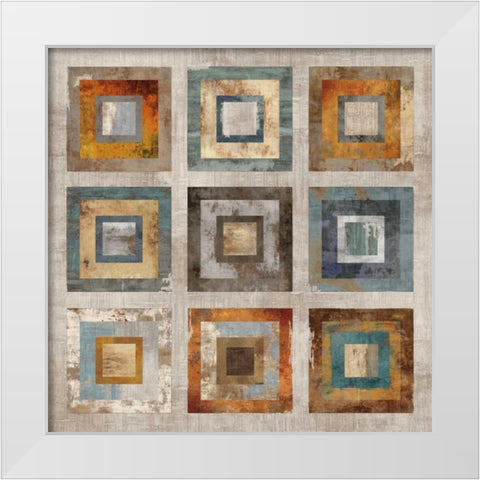 Every Picture Tells A Story White Modern Wood Framed Art Print by Richards, Cam