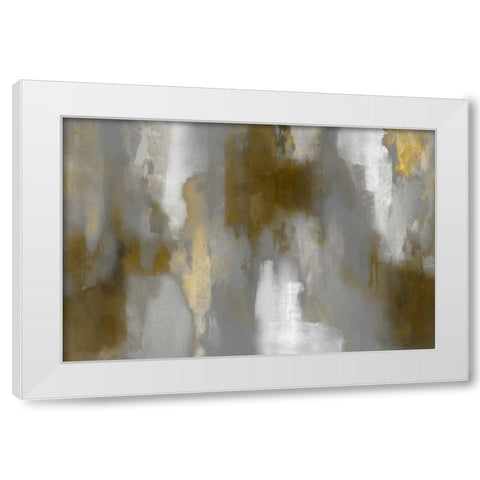 In Depth White Modern Wood Framed Art Print by Spencer, Carey
