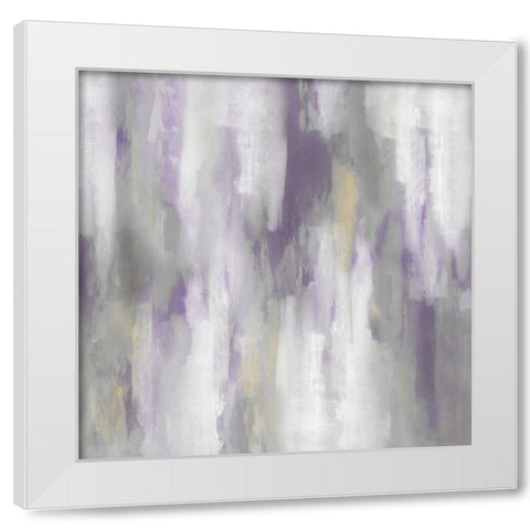 Subtle White Modern Wood Framed Art Print by Spencer, Carey