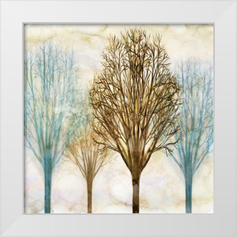 Among the Trees II White Modern Wood Framed Art Print by Donovan, Chris