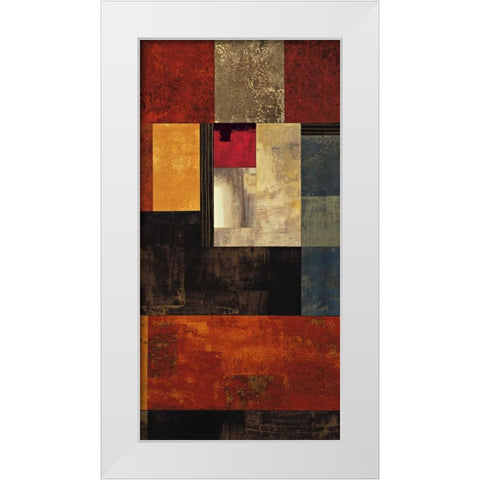 Supreme I White Modern Wood Framed Art Print by Donovan, Chris