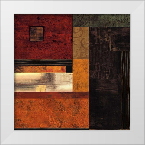 The Moment of Truth II White Modern Wood Framed Art Print by Donovan, Chris