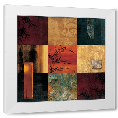 The Middle Way I White Modern Wood Framed Art Print by Donovan, Chris