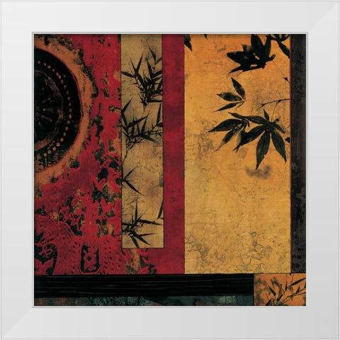 Sun Salutation II White Modern Wood Framed Art Print by Donovan, Chris