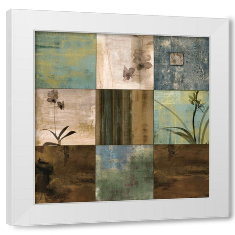 Right Action I White Modern Wood Framed Art Print by Donovan, Chris