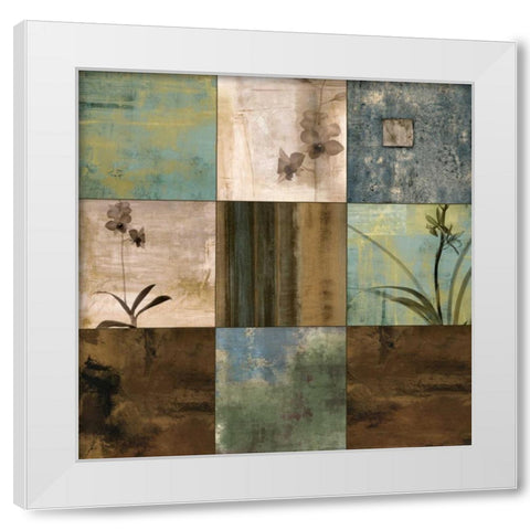 Right Action I White Modern Wood Framed Art Print by Donovan, Chris