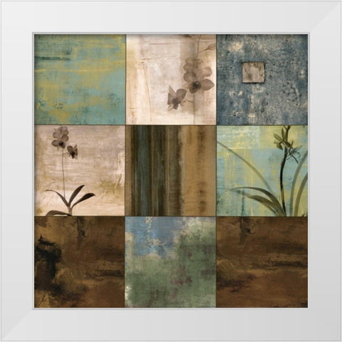 Right Action I White Modern Wood Framed Art Print by Donovan, Chris