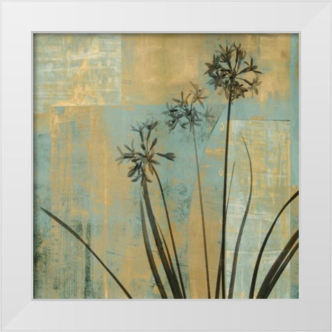 In Play II White Modern Wood Framed Art Print by Donovan, Chris