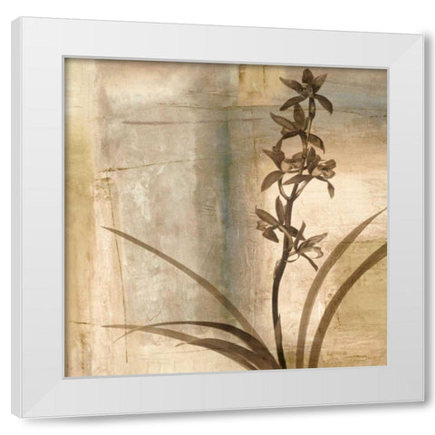 Shadow Dance II White Modern Wood Framed Art Print by Donovan, Chris