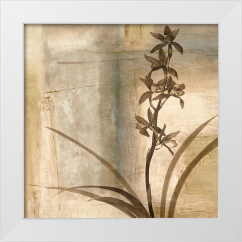 Shadow Dance II White Modern Wood Framed Art Print by Donovan, Chris
