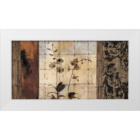 Bodhi I White Modern Wood Framed Art Print by Donovan, Chris