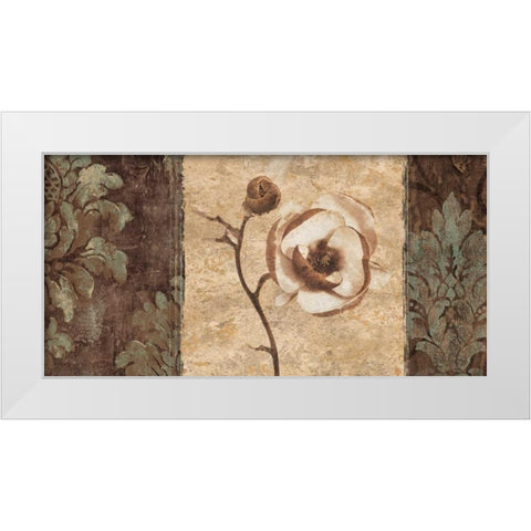 Quintessence I White Modern Wood Framed Art Print by Donovan, Chris