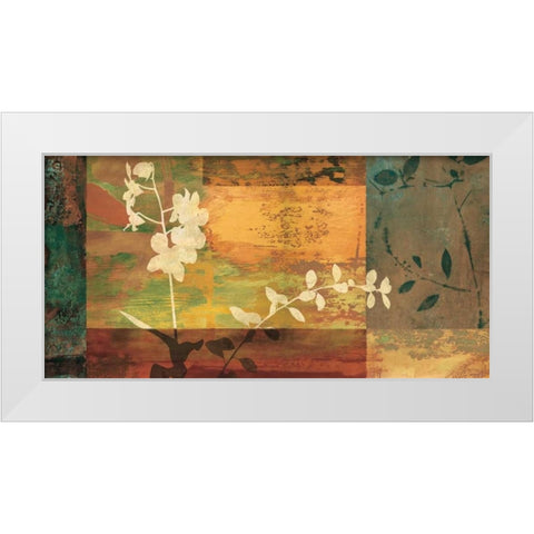 Shambala II White Modern Wood Framed Art Print by Donovan, Chris