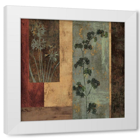 Innervision I White Modern Wood Framed Art Print by Donovan, Chris