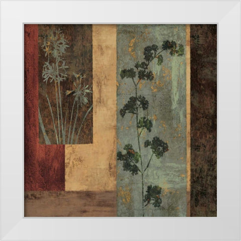 Innervision I White Modern Wood Framed Art Print by Donovan, Chris