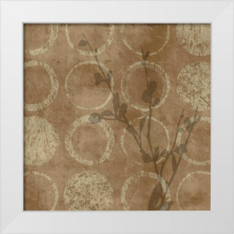 Beguile II White Modern Wood Framed Art Print by Donovan, Chris