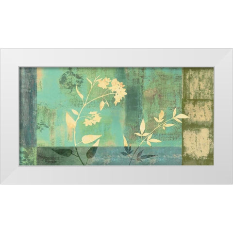 Samadhi I White Modern Wood Framed Art Print by Donovan, Chris