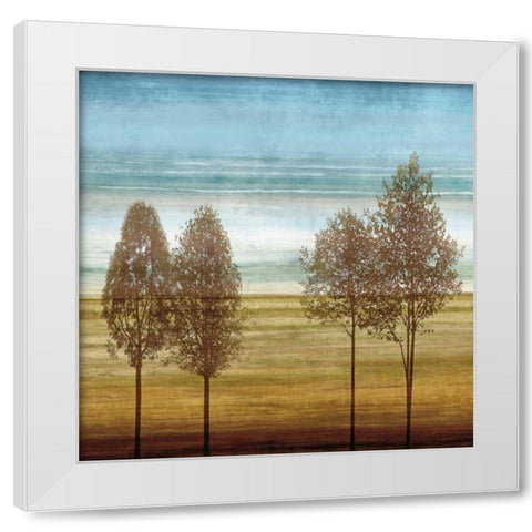Repose I White Modern Wood Framed Art Print by Donovan, Chris